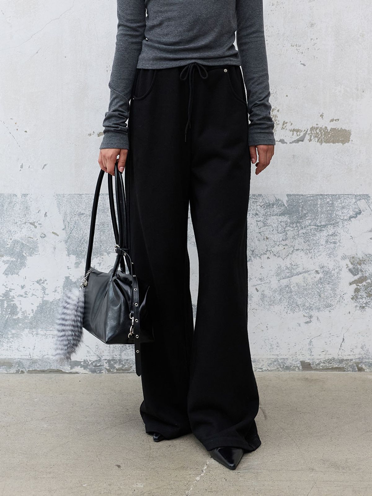 레이브(RAIVE) Jersey Wide Pants VW6AL993_2color