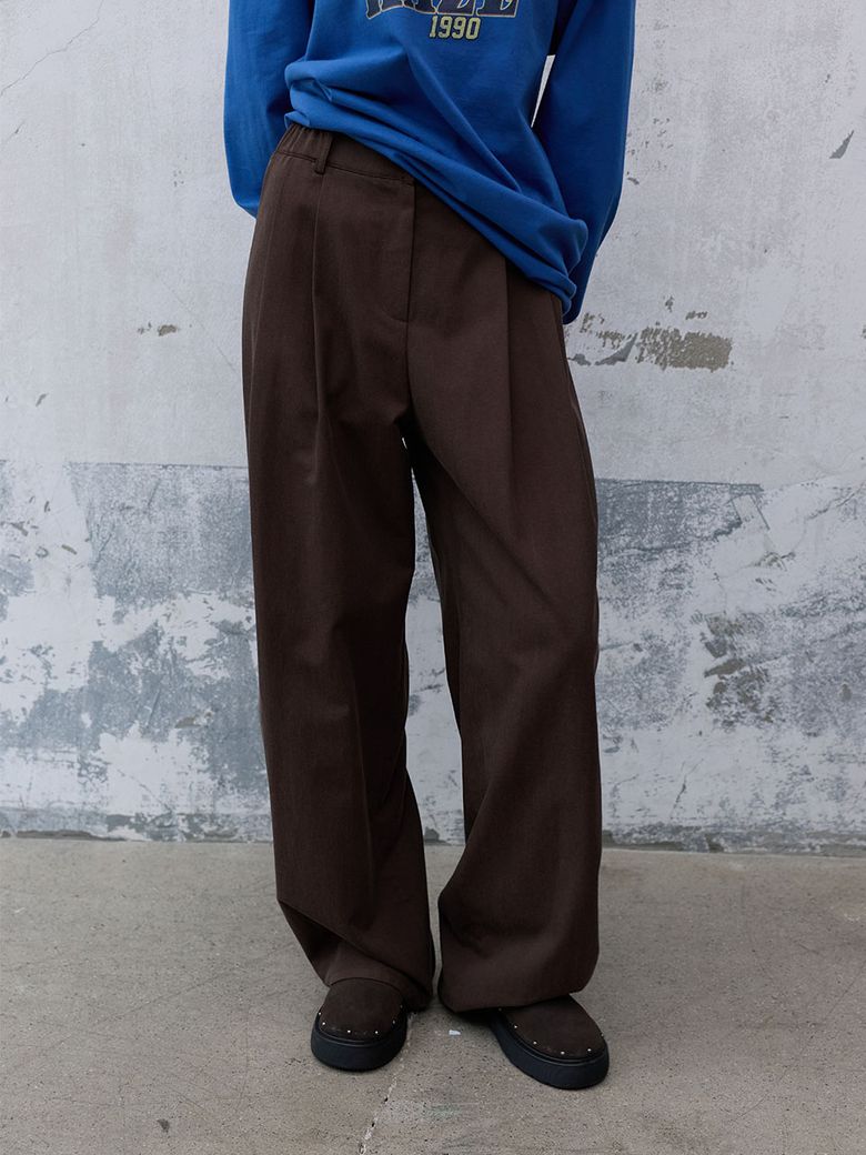 Two-Tuck Banding Pants VW6AL991_2color