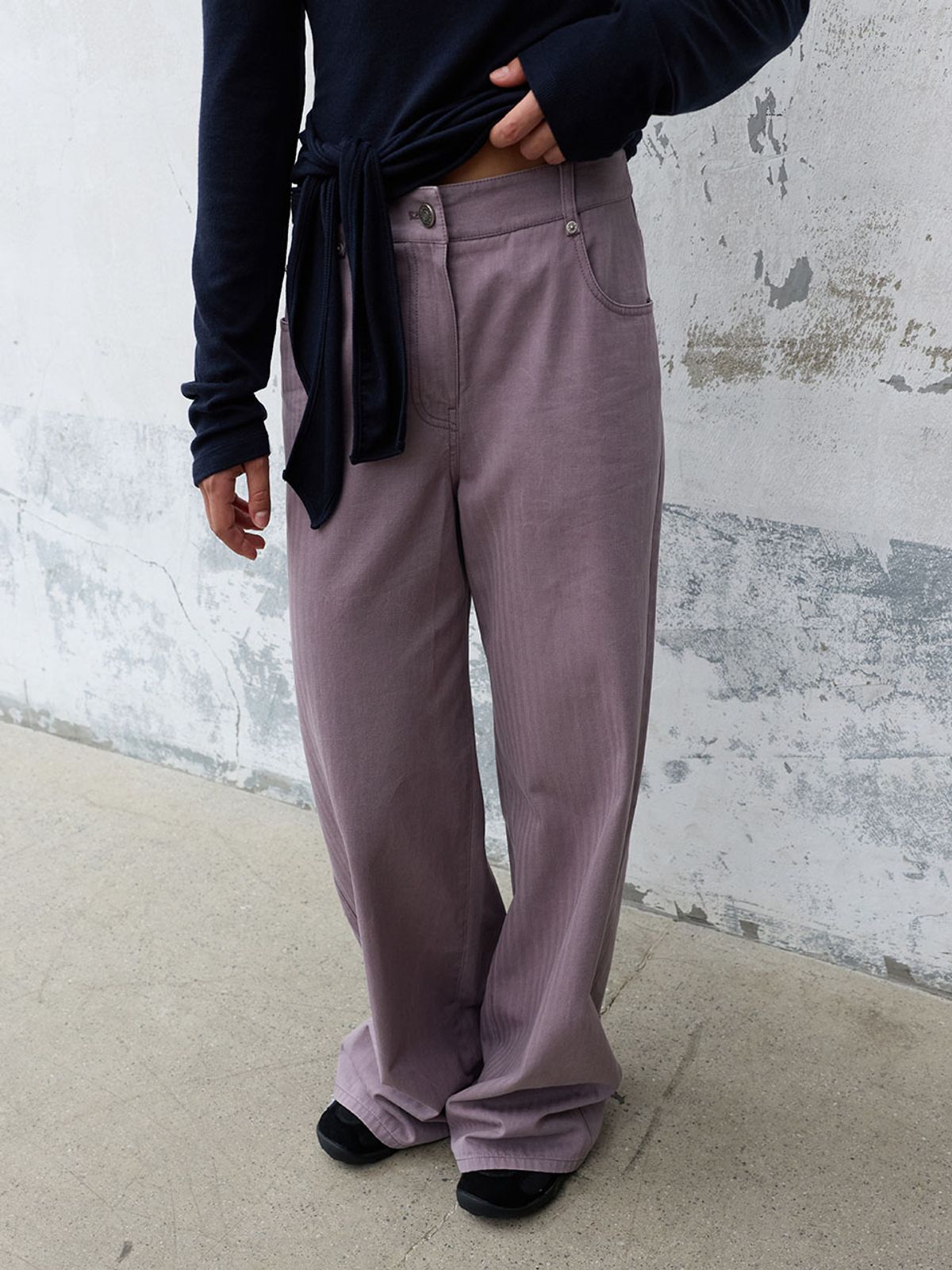 레이브(RAIVE) Cation Washed Cotton Pants VW6AL990_2color