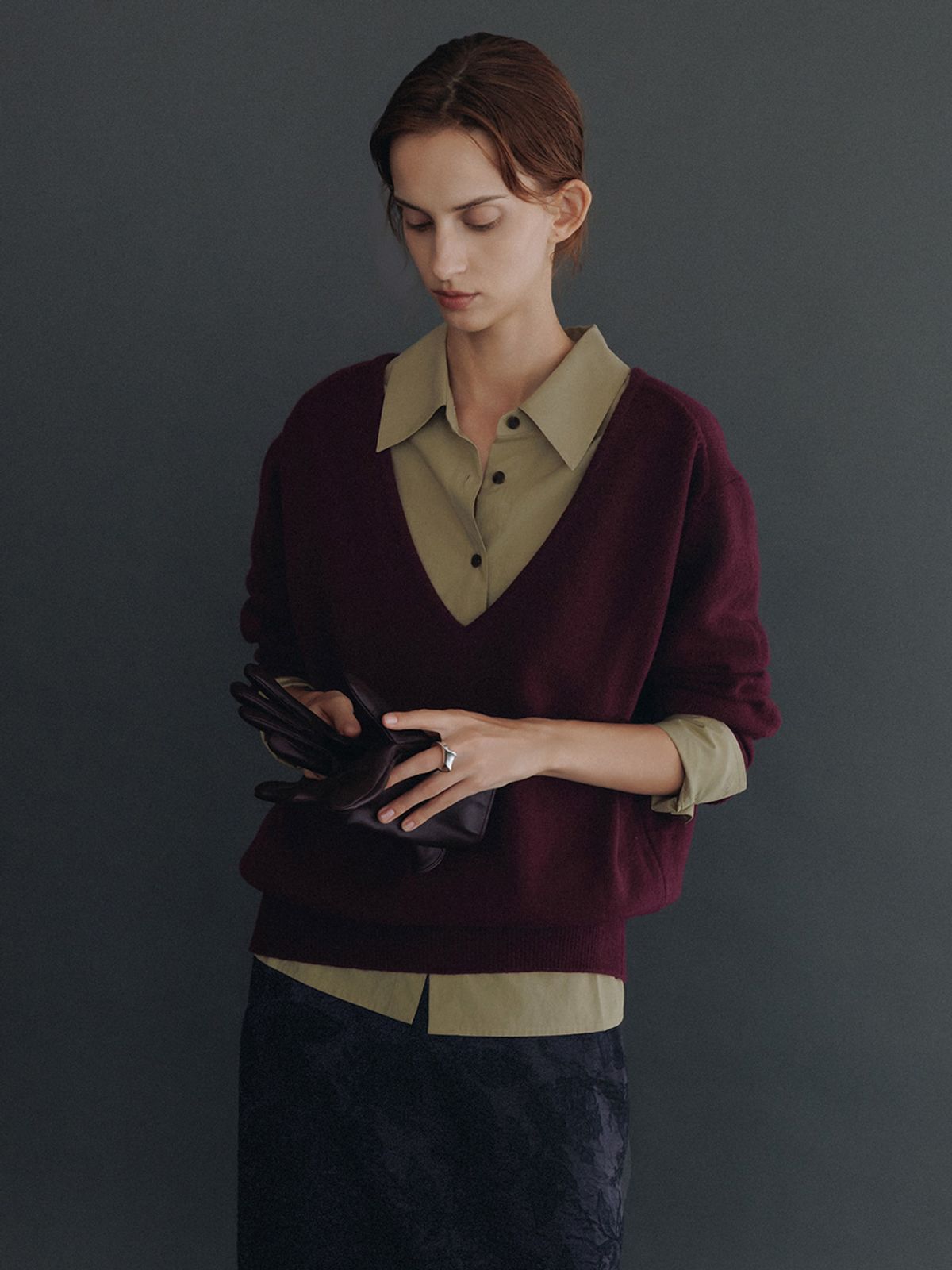 루에브르(LOEUVRE) Slim-Fit String Shirts SW6AB885_3color
