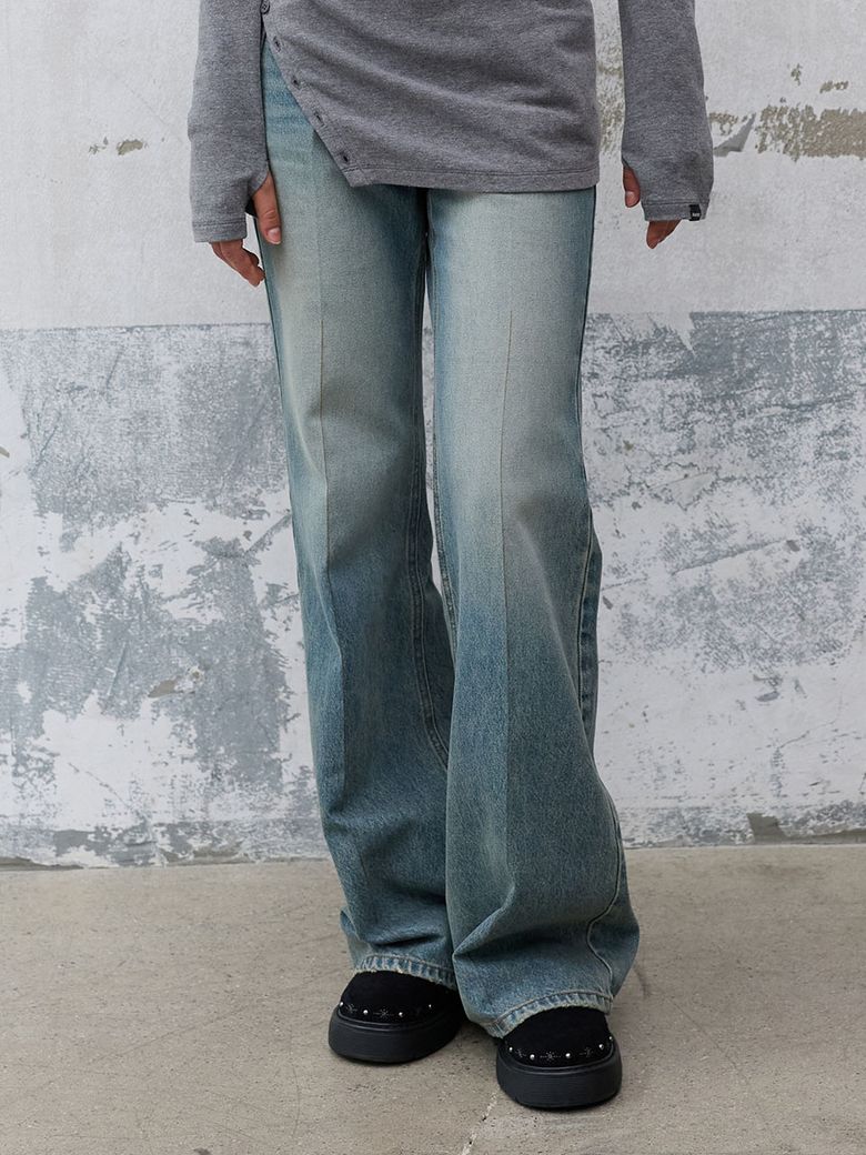 Tin Washing Semi Bootcut Denim VJ6AL935_2color