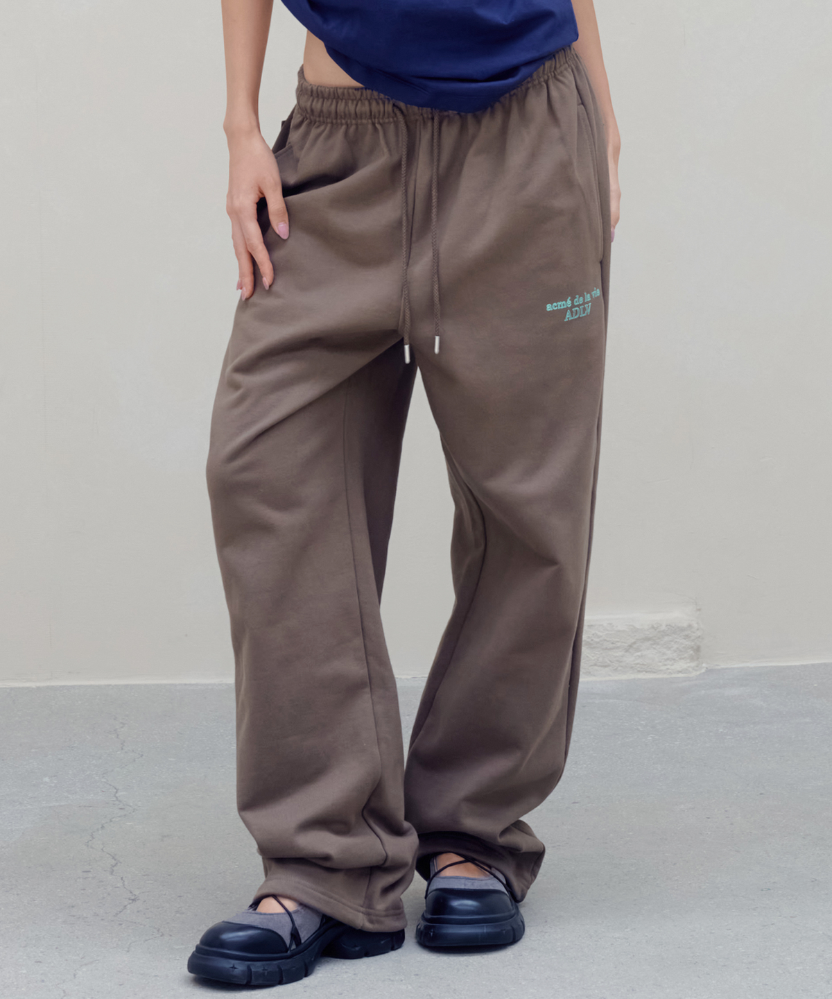 아크메드라비(ACME DE LA VIE) BORDER LINE BASIC LOGO SEASON2 PANTS