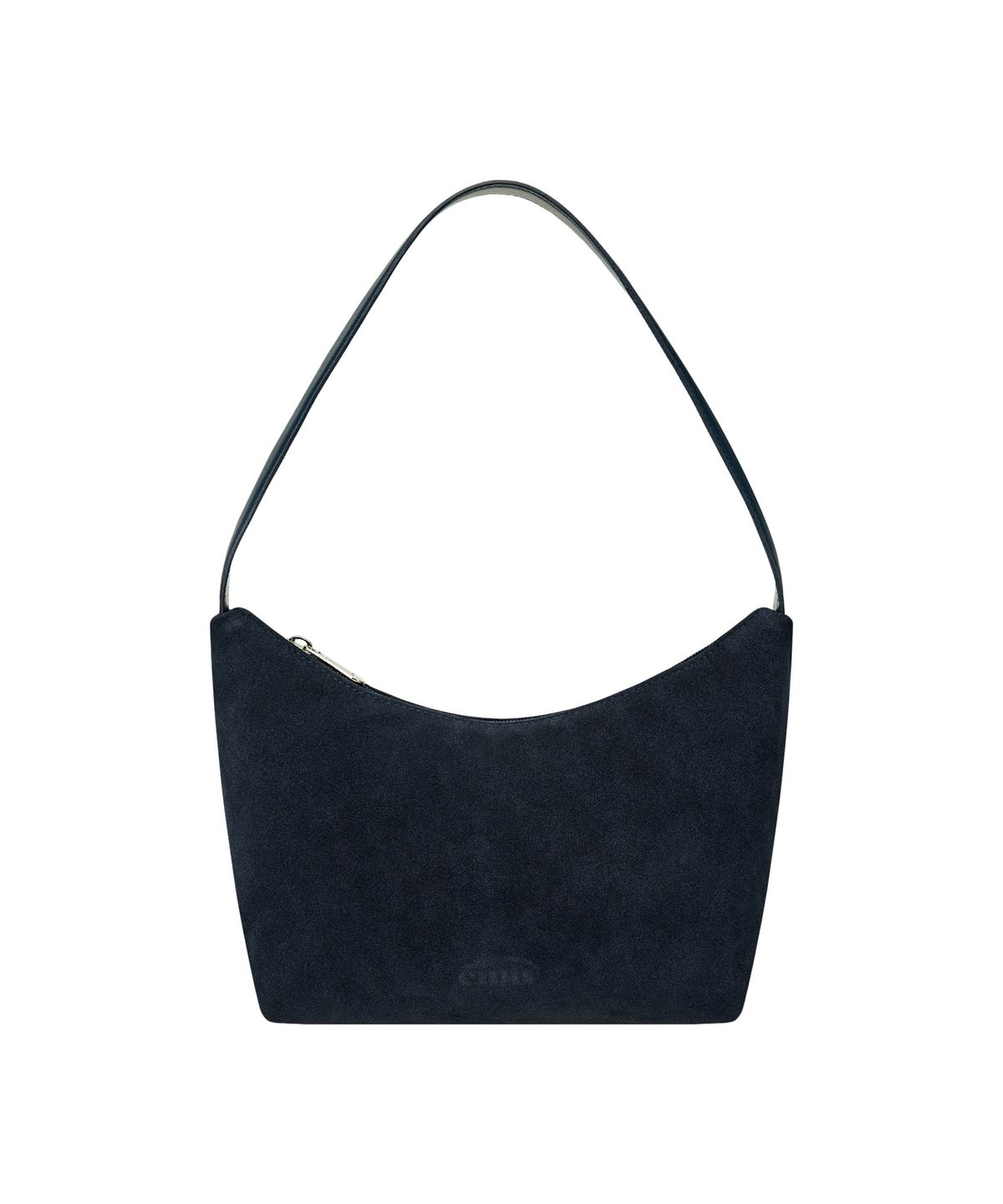 이미스(EMIS) SUEDE HOBO BAG-NAVY