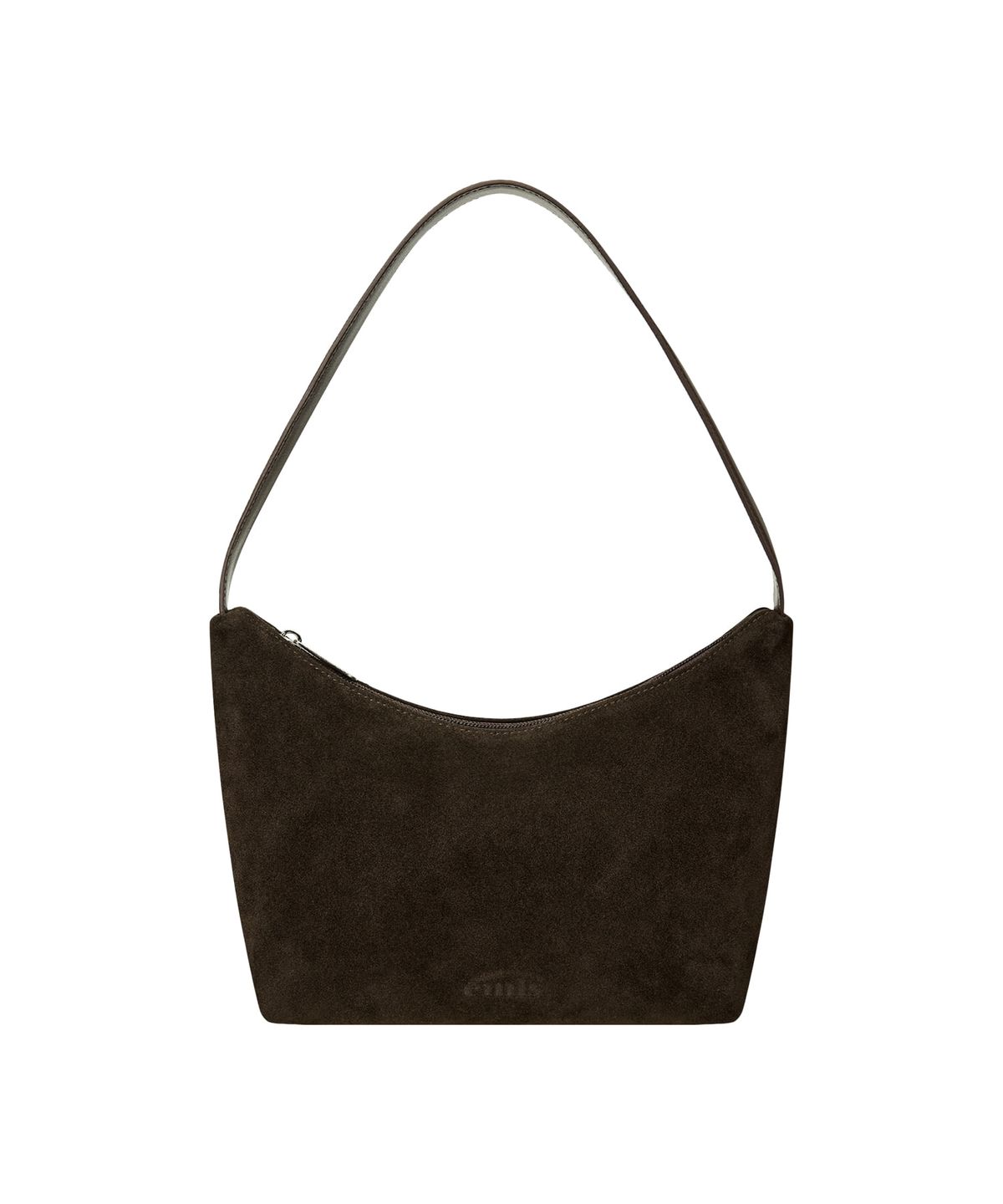 이미스(EMIS) SUEDE HOBO BAG-BROWN