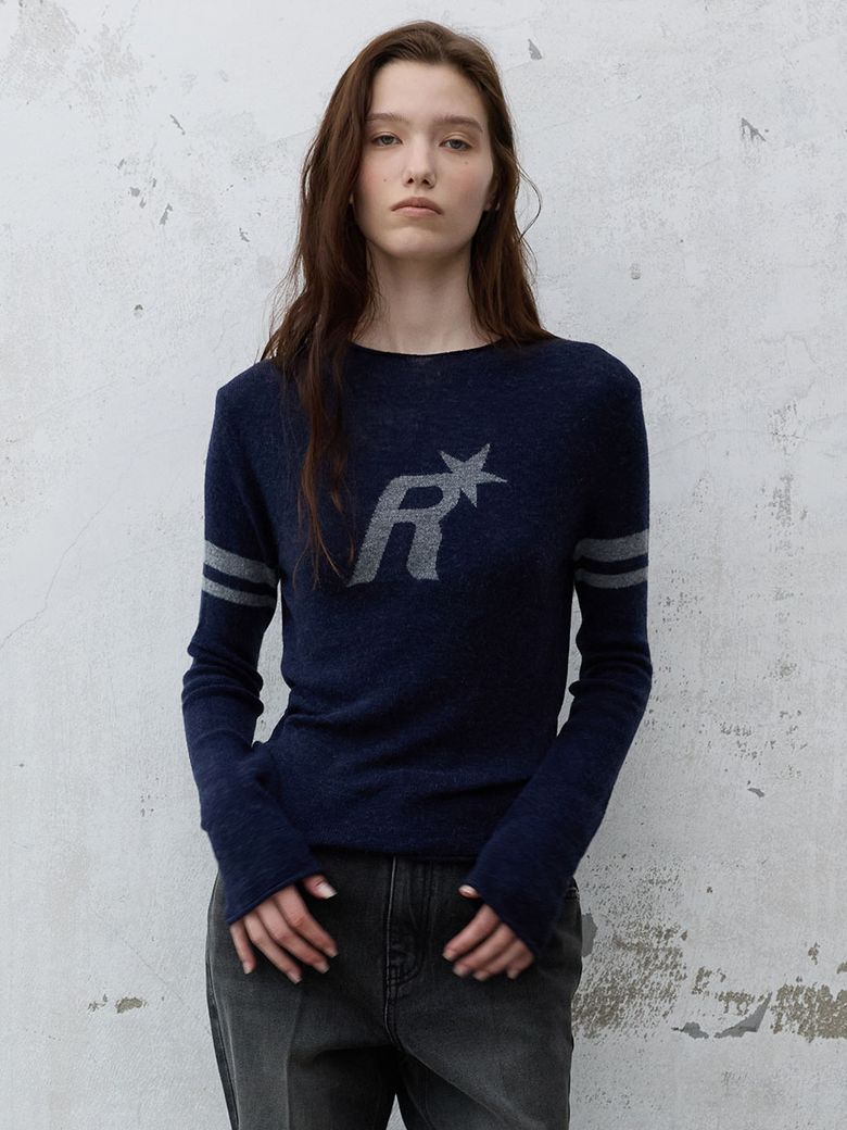 Alpaca Blended Raive Knit Top VK6AP974_2color