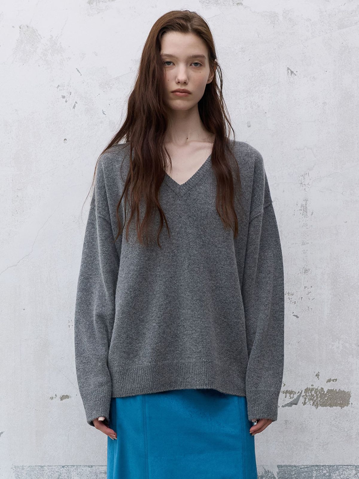 레이브(RAIVE) Cashmere Wool V neck Knit VK6AP971_6color