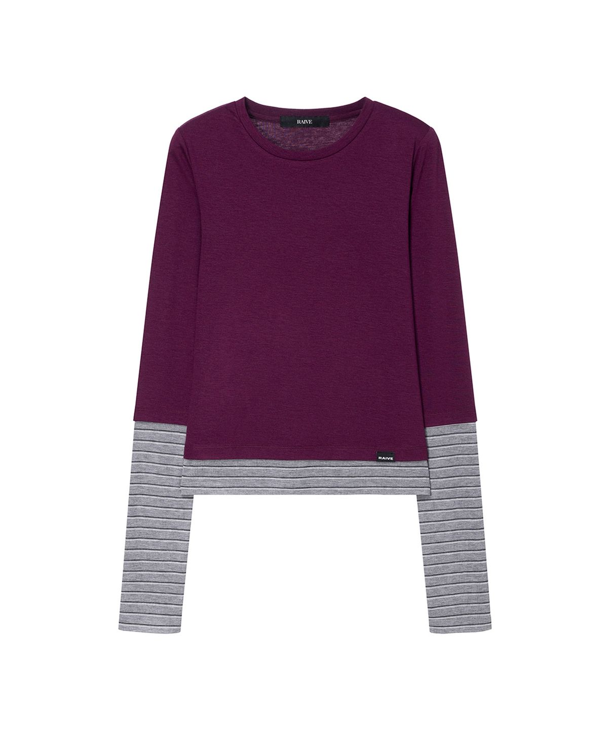 레이브(RAIVE) Coloring Layered T-shirts VW6AE963_4color