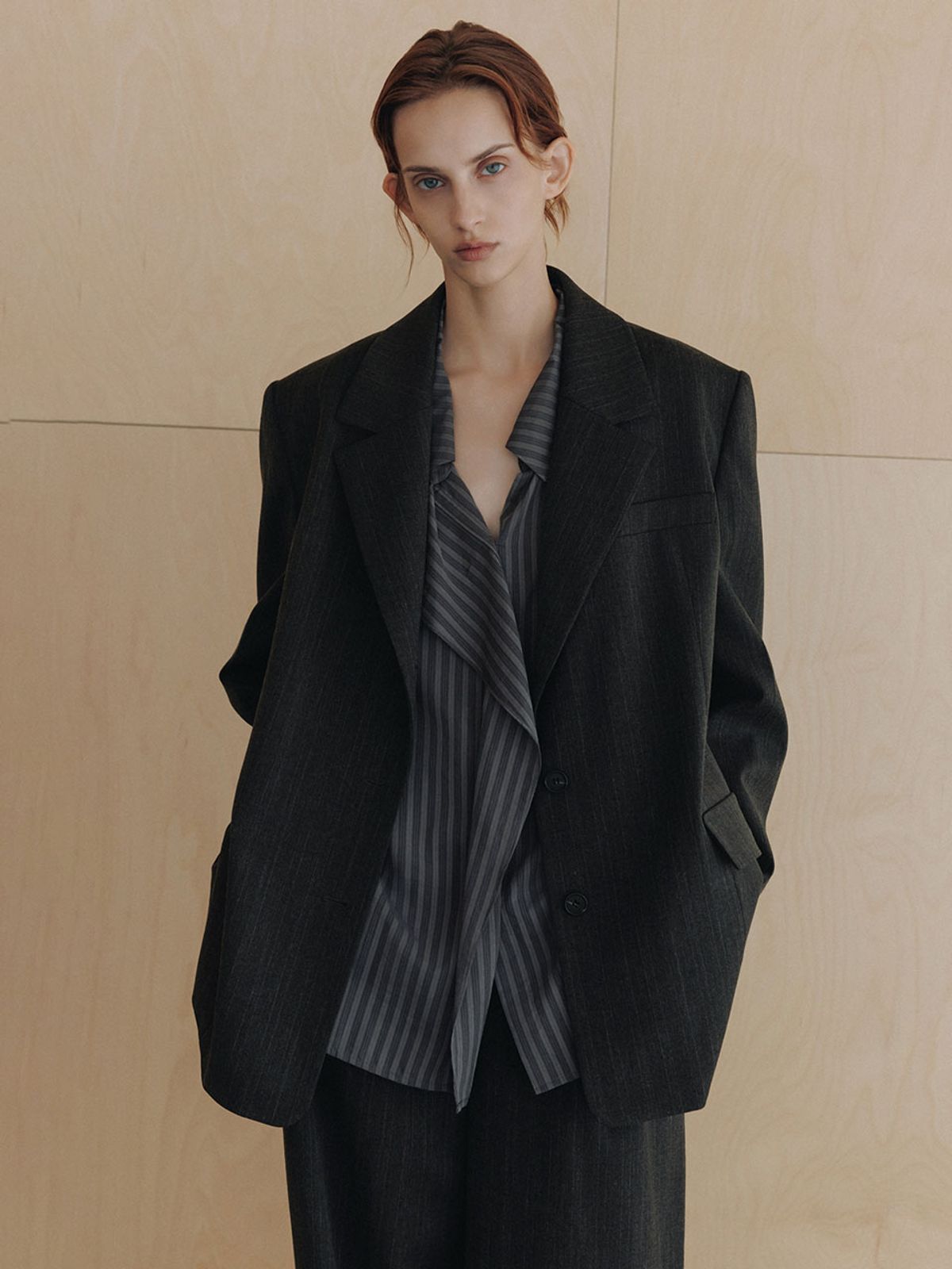 루에브르(LOEUVRE) Two-Way Single-Breasted Blazer SW6AJ870-9E