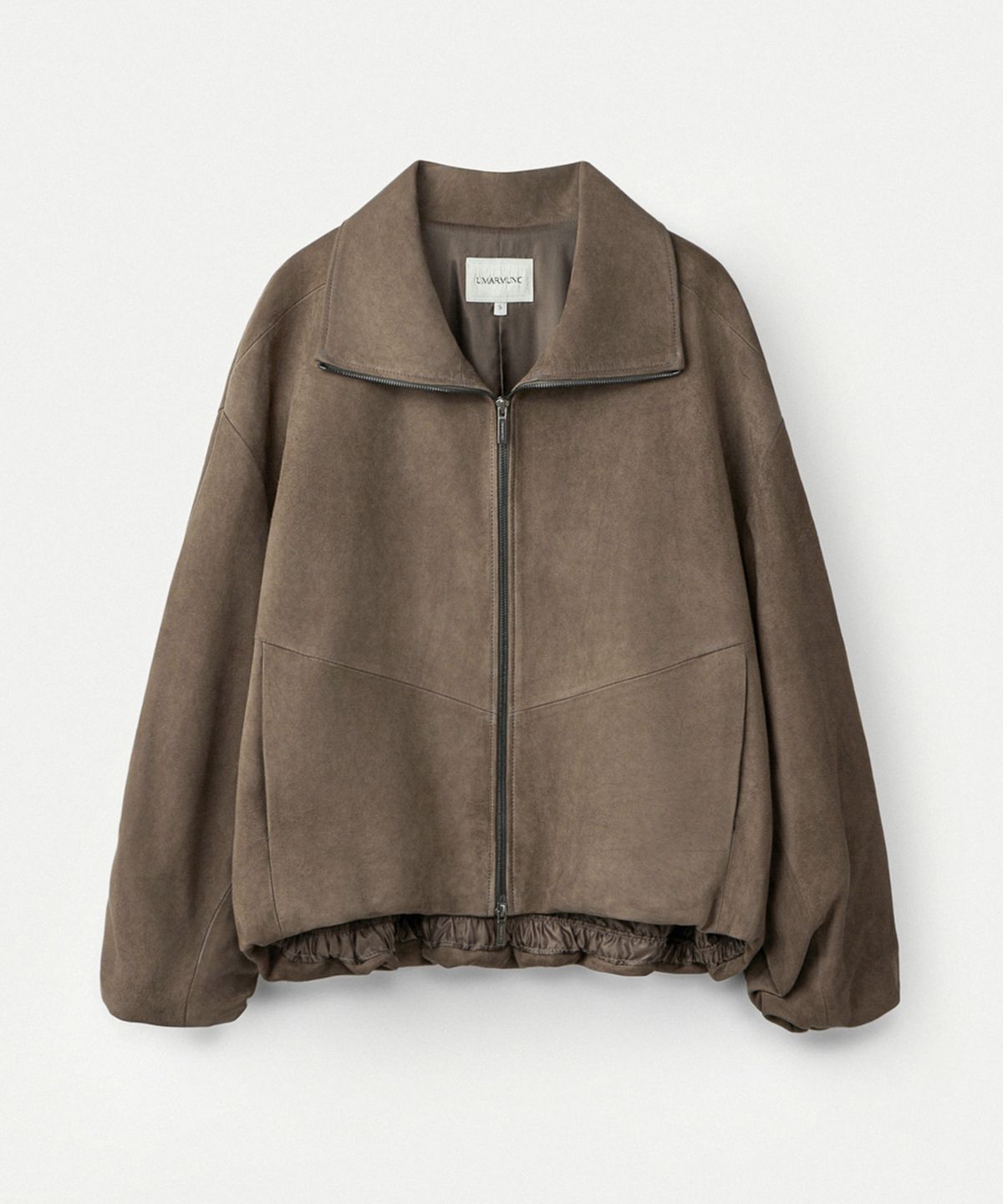 우마뭉(UMARMUNG) Italian goat suede blouson_Hay