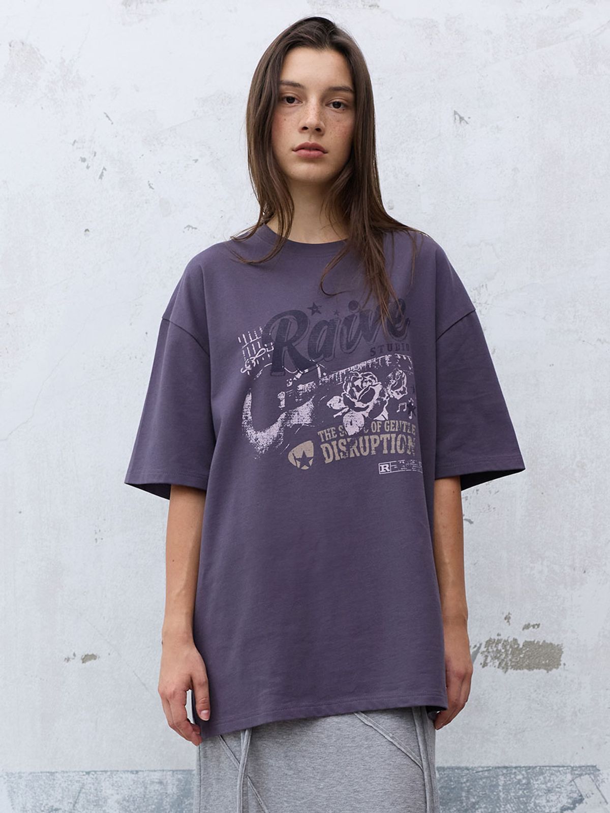 레이브(RAIVE) Melody Graphic T-shirts VW6AE860_2color
