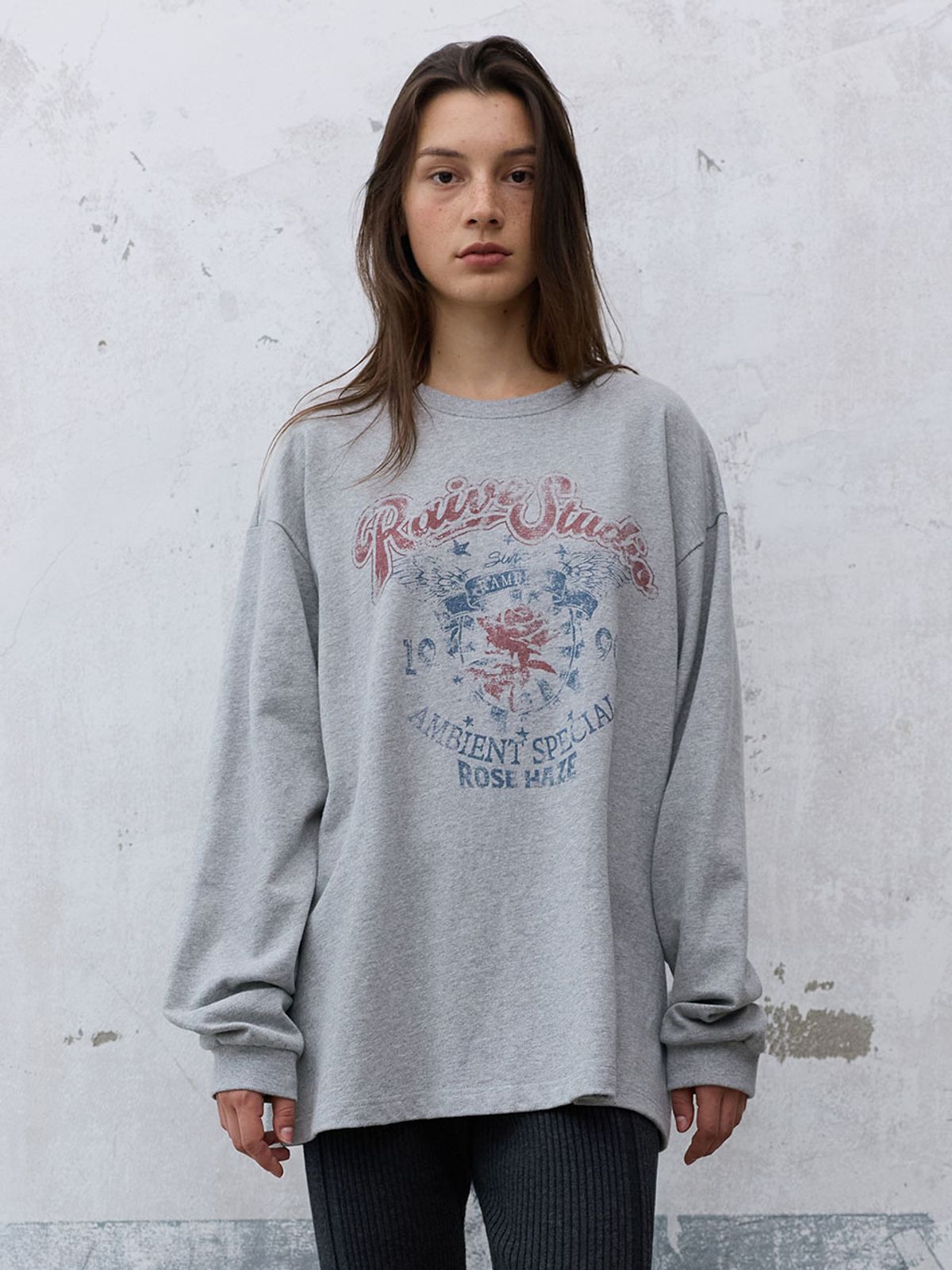 레이브(RAIVE) Roze Haze Long Sleeve T-shirts VW6AE958_2color