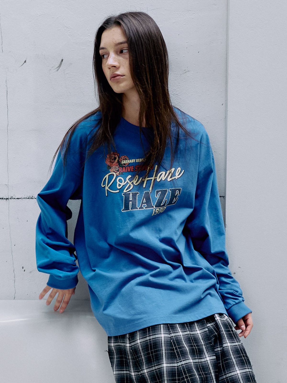 레이브(RAIVE) Haze Long Sleeve T-shirts VW6AE861_2color