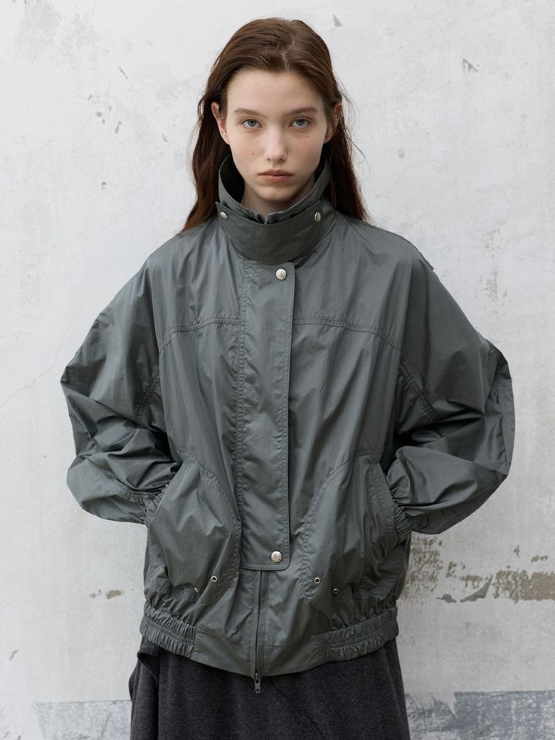 Nylon High Neck Jumper VW6AM952_2color