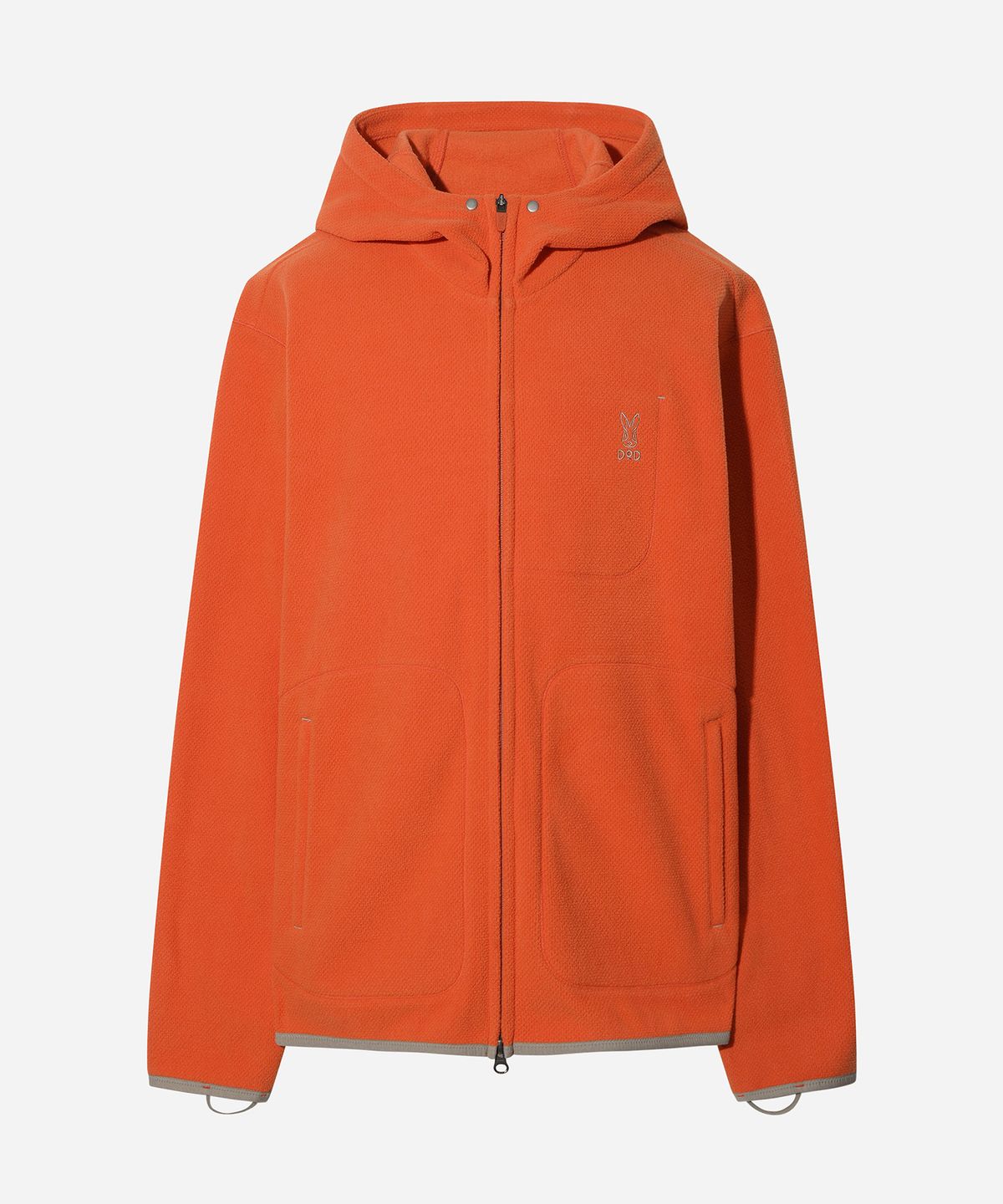 디오디(DOD) 그리드 플리스 후드 자켓(ORANGE)