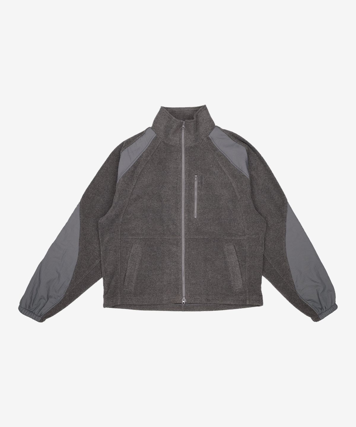 노매뉴얼(NOMANUAL) T.S FLEECE JACKET - CHARCOAL XL