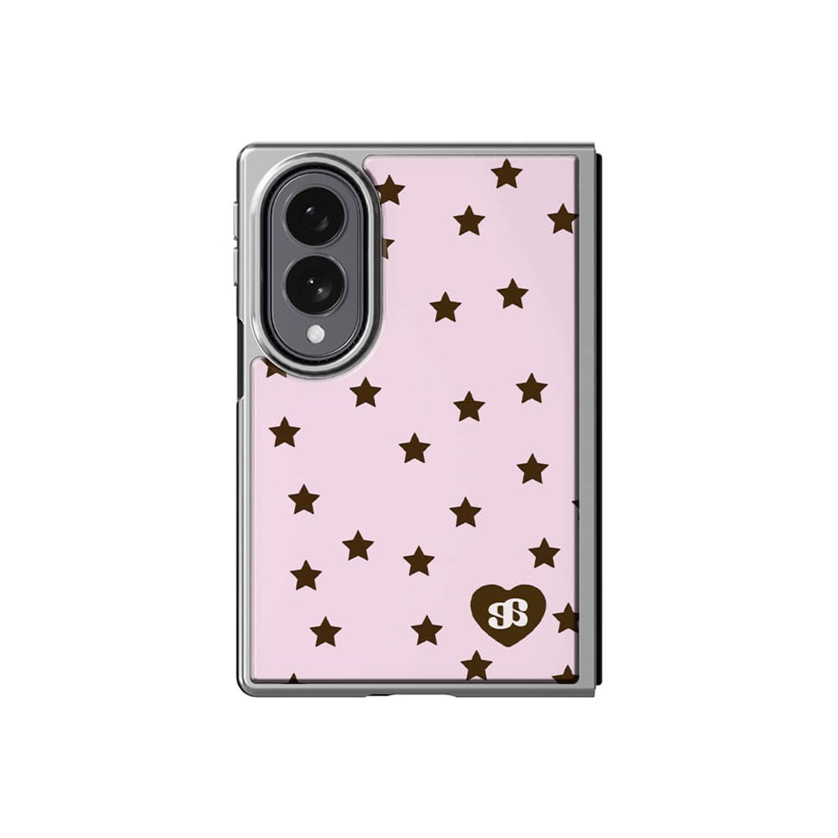 어프어프(EARPEARP) 미니스타 베이비핑크-SILVER(Z폴드-에폭시) 기본/맥세이프 케이스 갤럭시Z 폴드 8