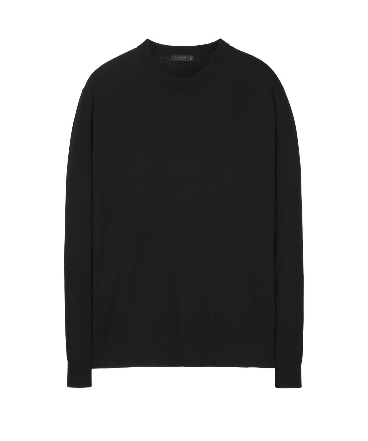 질스튜어트뉴욕 맨(JILLSTUART NEWYORK MEN) 실키터치 크루넥 베이직 니트 - 블랙 (JNSW6C102BK)