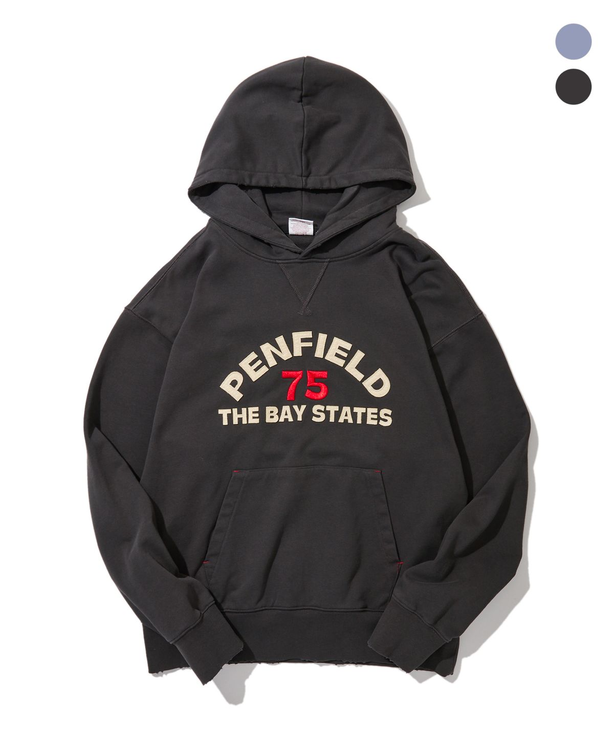펜필드(PENFIELD) [PF]베이스테이트 아플리케 스웨트 후드_FS3KH30U