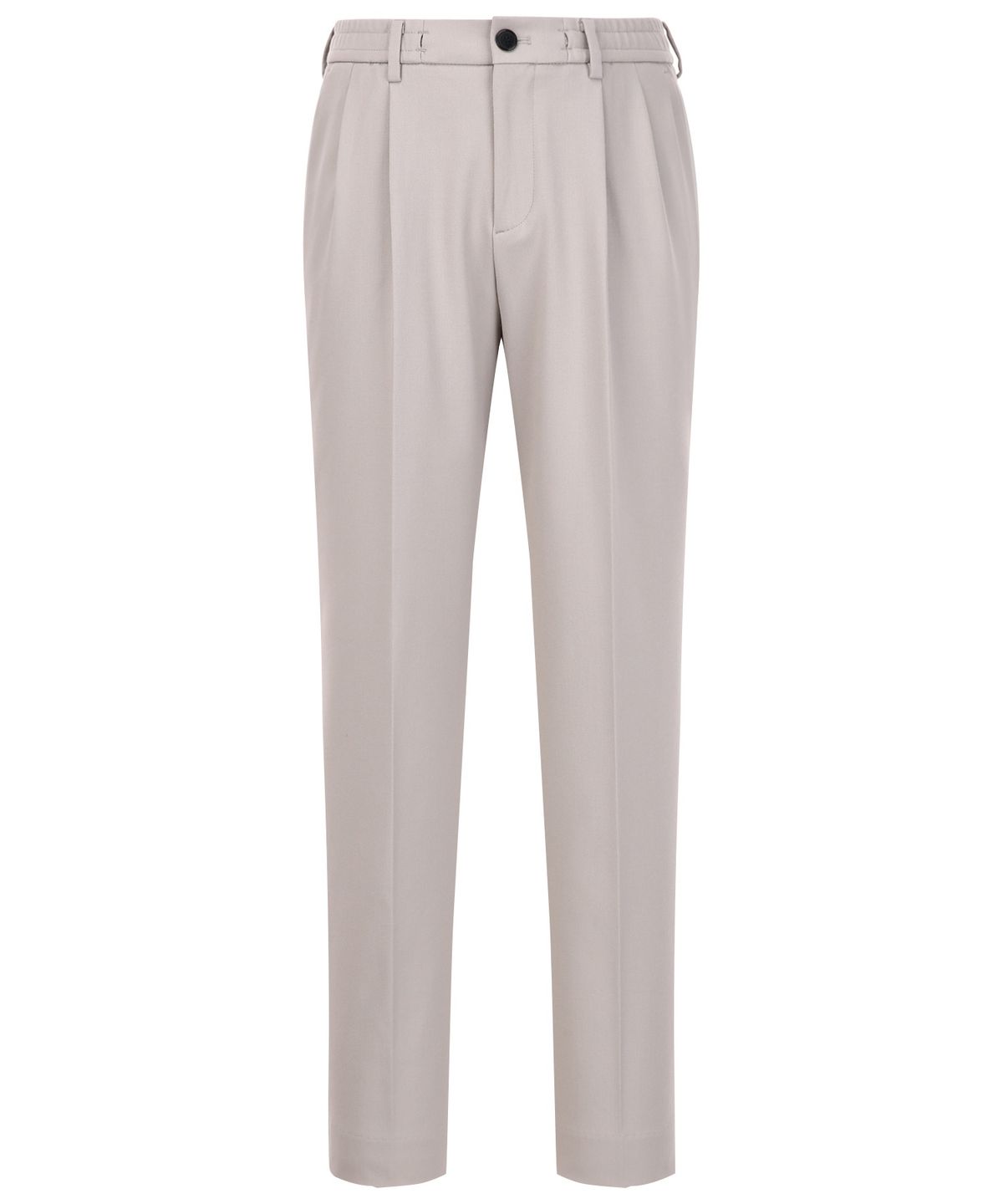 질스튜어트뉴욕 맨(JILLSTUART NEWYORK MEN) [TAPERED FIT]  컴포트 투턱 테이퍼드 팬츠 - 라이트그레이 (JNPA6C104G1)