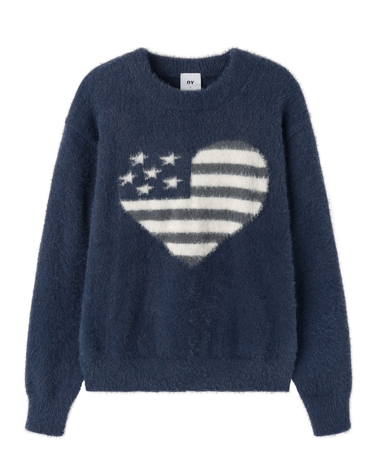 오픈야드(오와이)(OPENYARD(OY)) AMERICAN HEART KNIT - NAVY