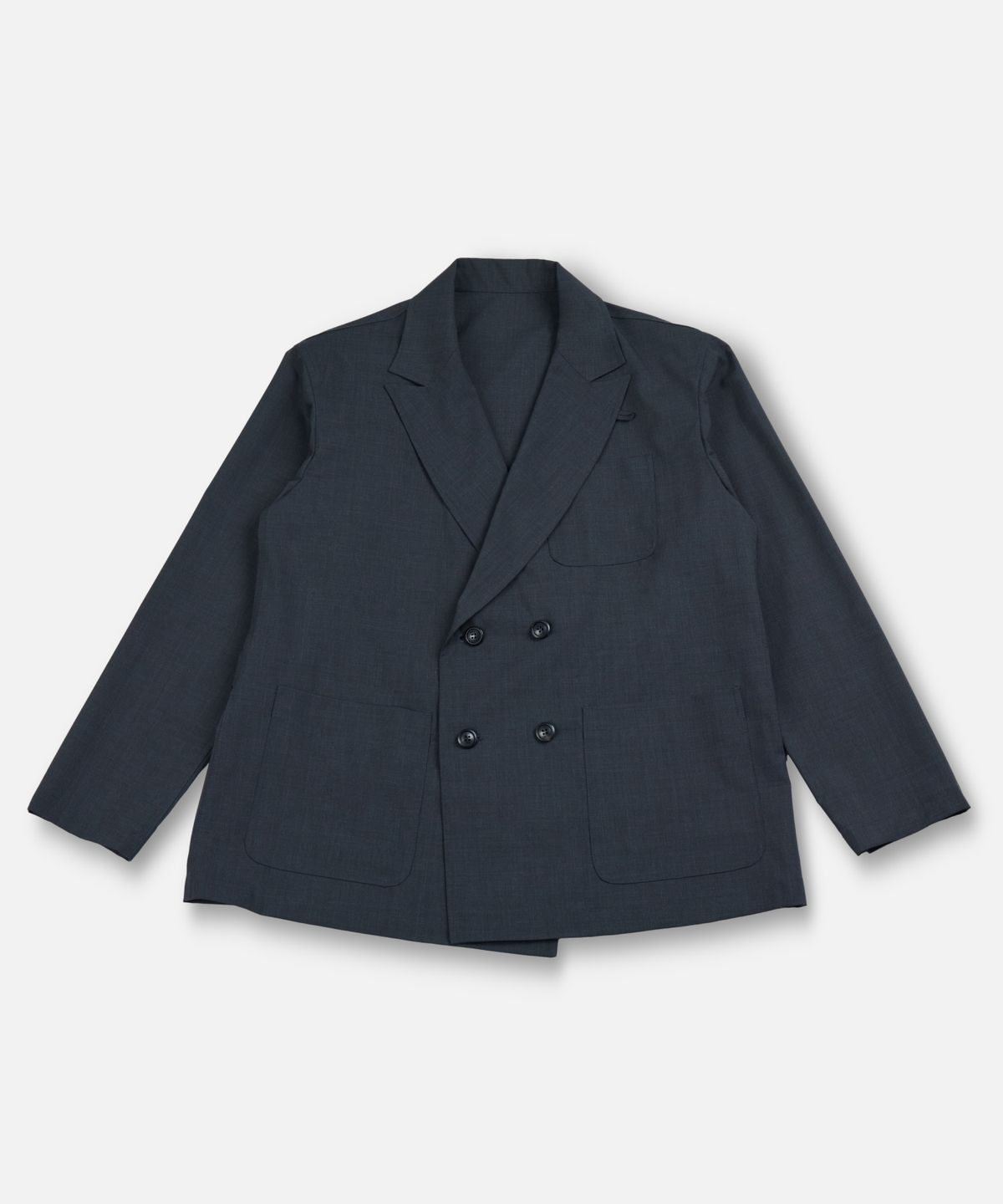 워드로브 스탠다드(WARDROBE STANDARD) FRESCO WOOL DOUBLE JACKET GRAY