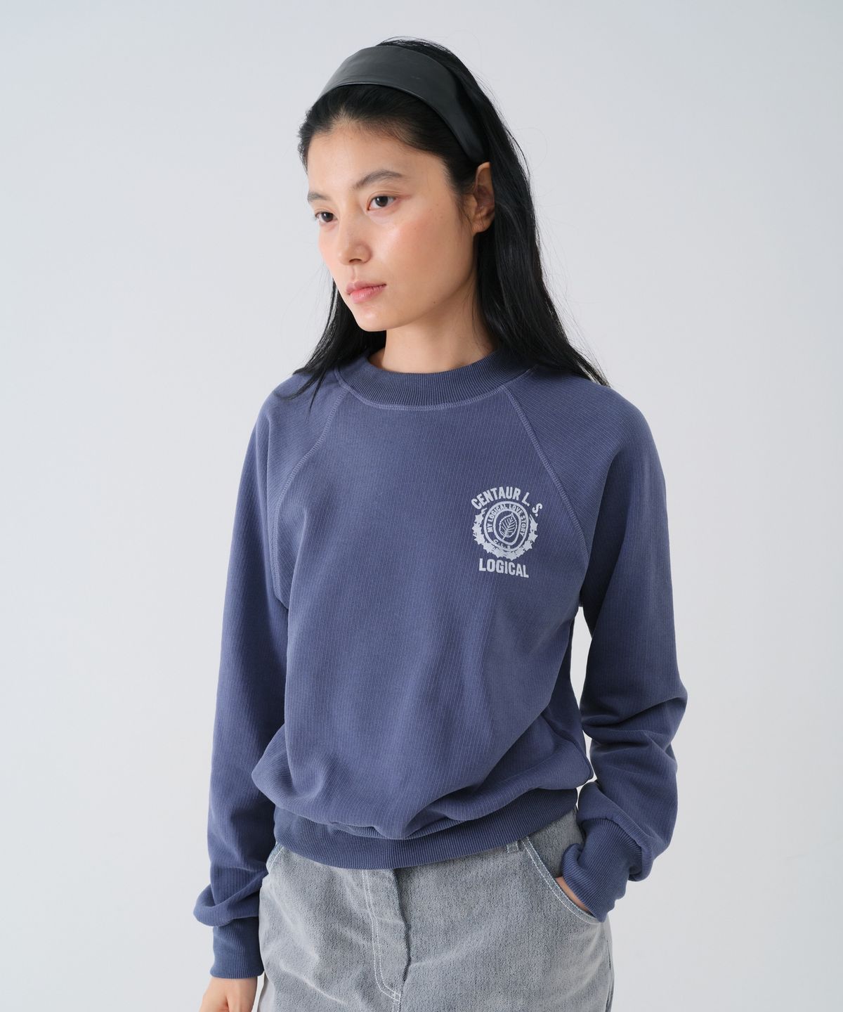 센토르(CENTAUR.KR) VINTAGE WASHED RAGLAN SWEATSHIRT_BLUE