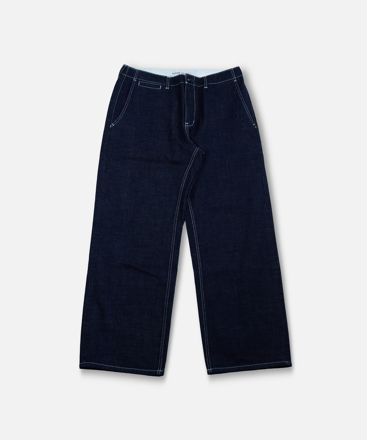워드로브 스탠다드(WARDROBE STANDARD) SELVEDGE DENIM OFFICER PANTS ONE WASH (REGULAR)