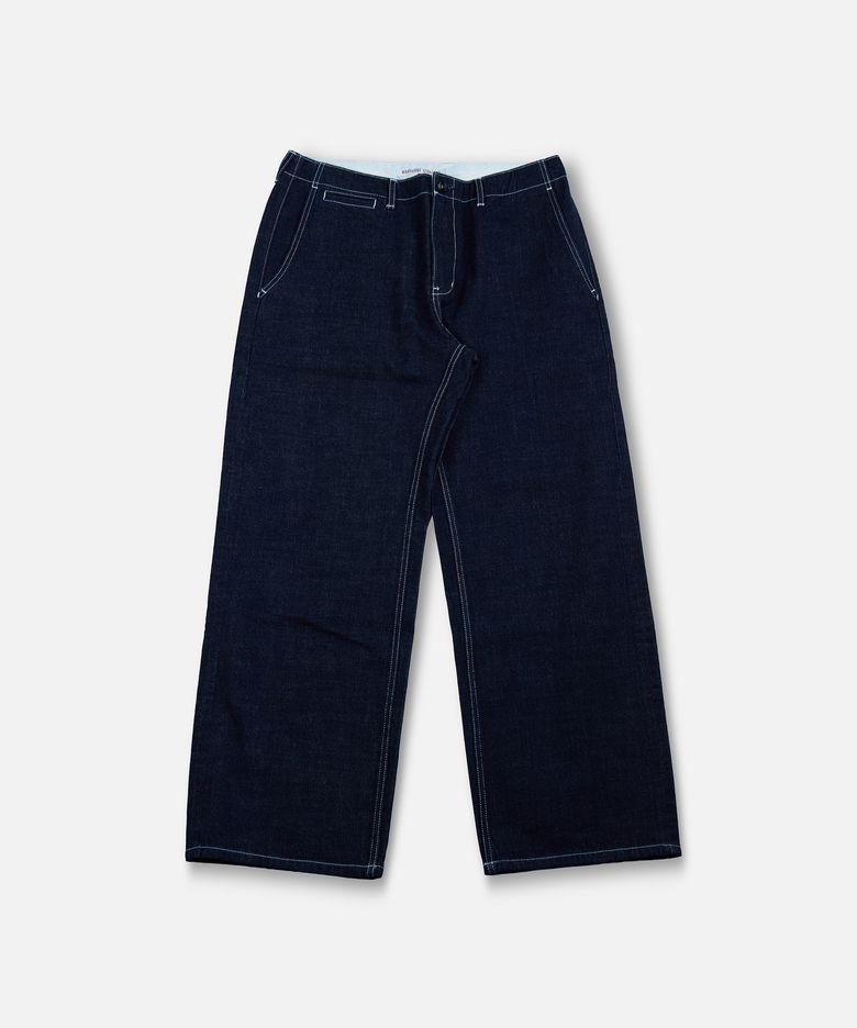 SELVEDGE DENIM OFFICER PANTS ONE WASH (REGULAR)