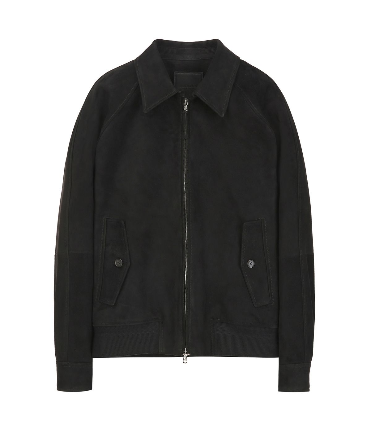 질스튜어트뉴욕 맨(JILLSTUART NEWYORK MEN) 고트스웨이드 스윙탑 점퍼 - 블랙 (JNJU6C055BK)