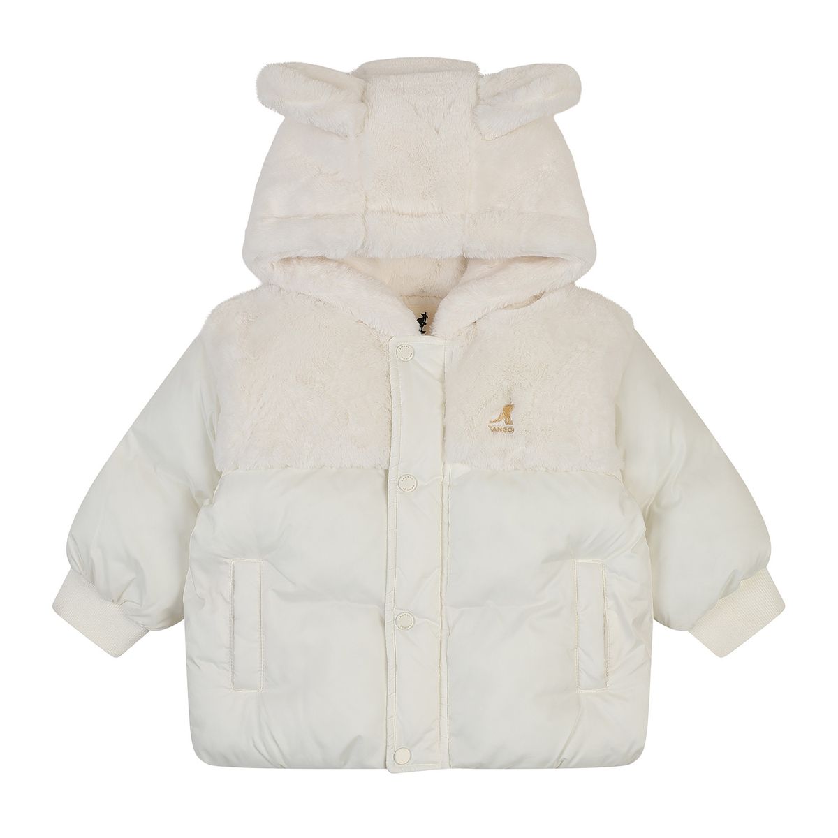 캉골키즈(KANGOL KIDS) [베이비] 시그니처 캥거루 웰론점퍼 SD 0D06 아이보리