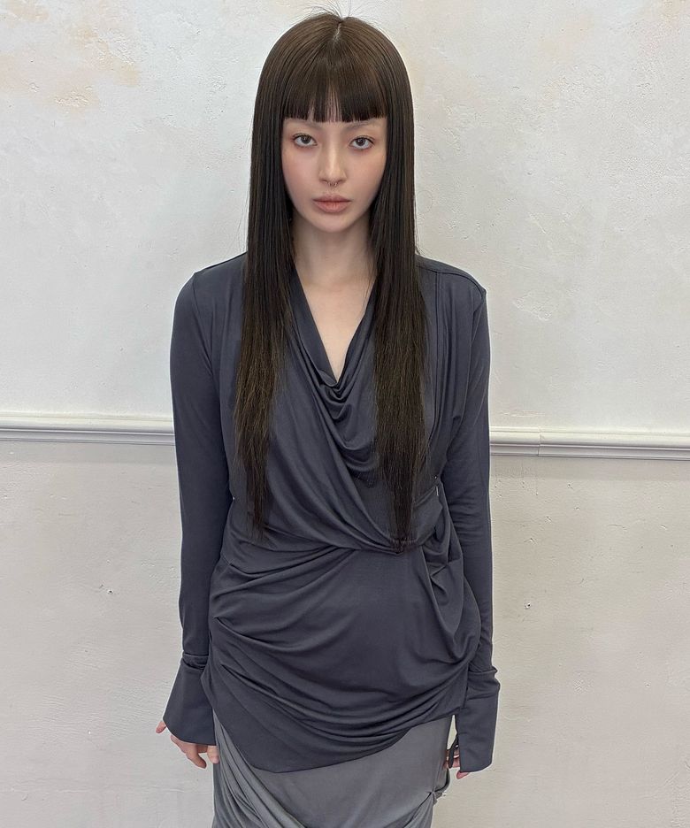 Miya Long Sleeve (FL-195_Charcoal)