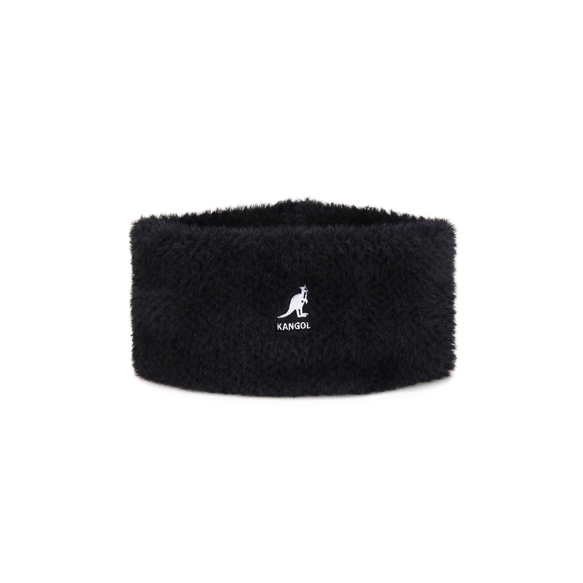 캉골(KANGOL) 페이크 퍼 2WAY 와이드 헤드밴드 3852 블랙