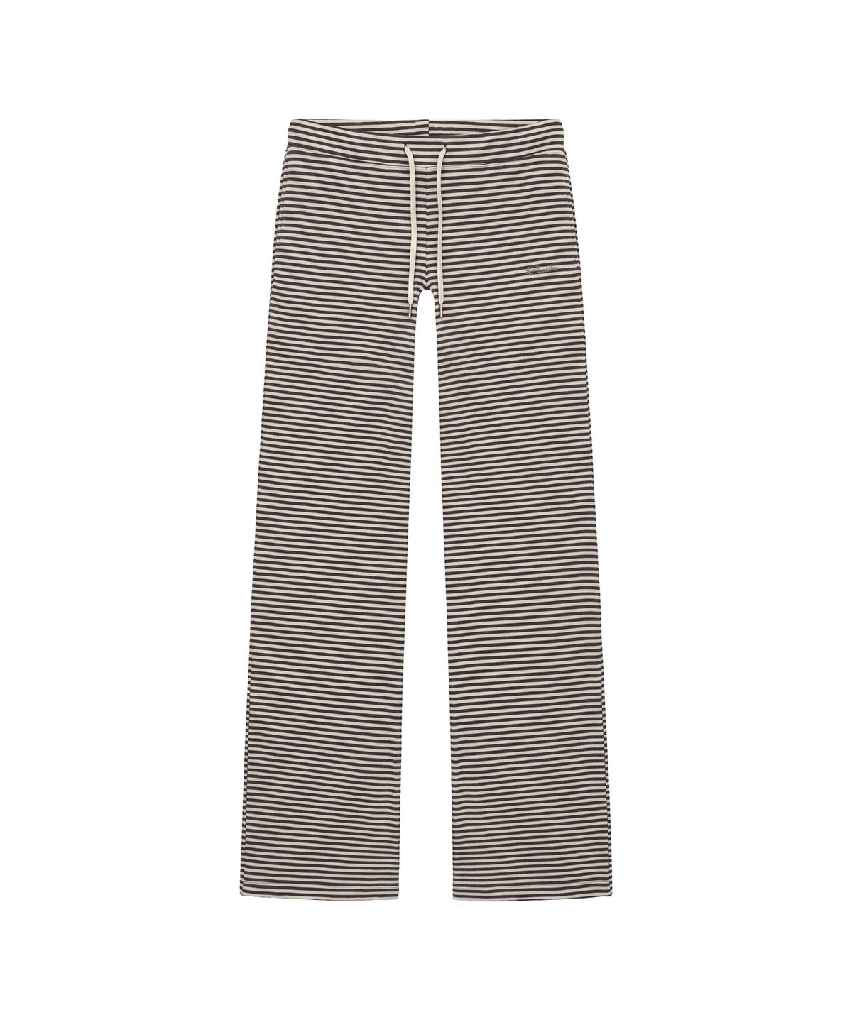 파시온(PASION) 마고 로우라이즈 스트라이프 팬츠_아이보리 & 블랙 Margo Low-Rise Stripe Pants_Ivory & Black
