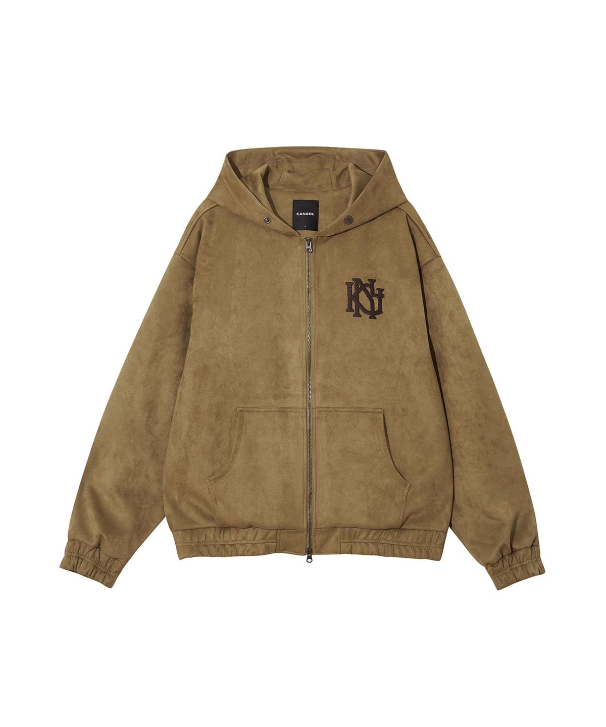 캉골(KANGOL) KNGL 스웨이드 집업 5149 카멜