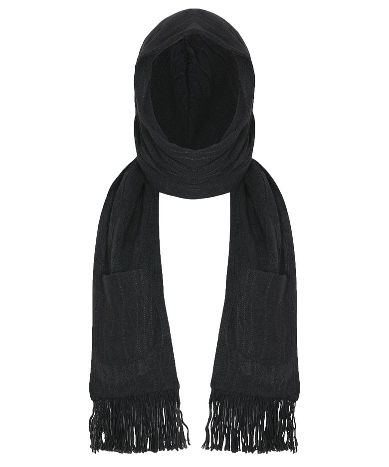 Hoodie Muffler (FL-750_Black)