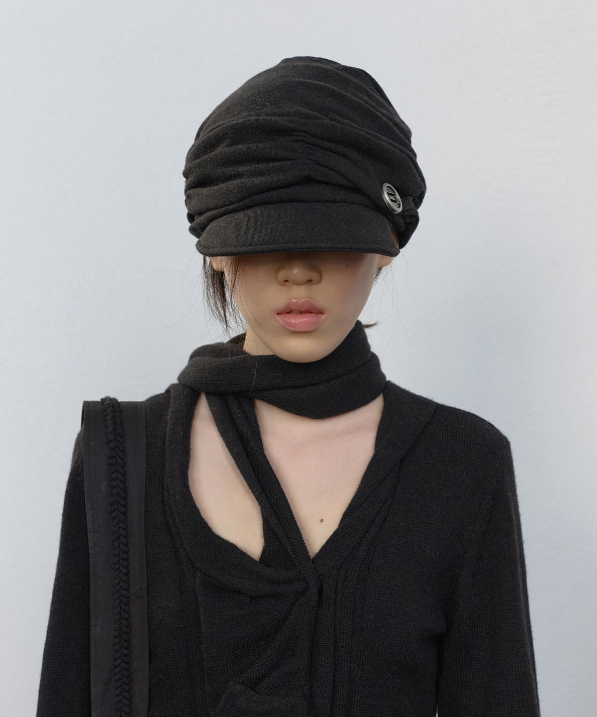 플레어업(FLAREUP) 2.Soyo Asymmetrical Cap (FL-744_Black)