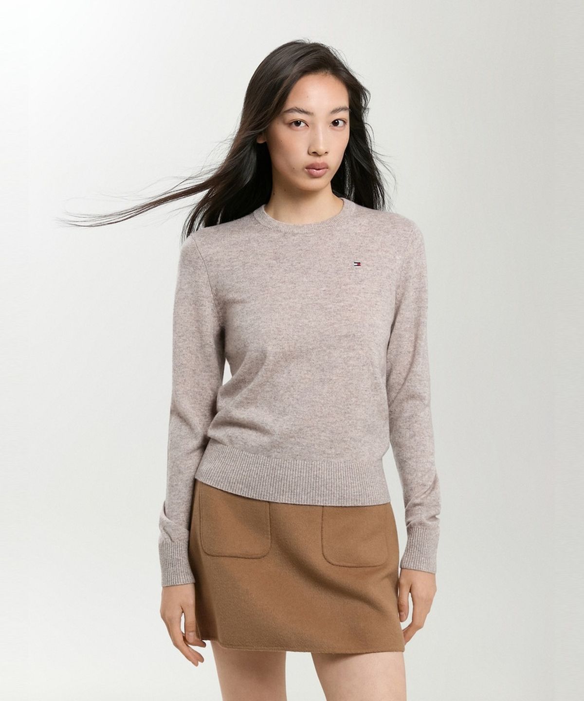 타미힐피거(TOMMY HILFIGER) 캐시미어 블렌드 크루넥 스웨터 (T22G7KTO060WT2HH0)