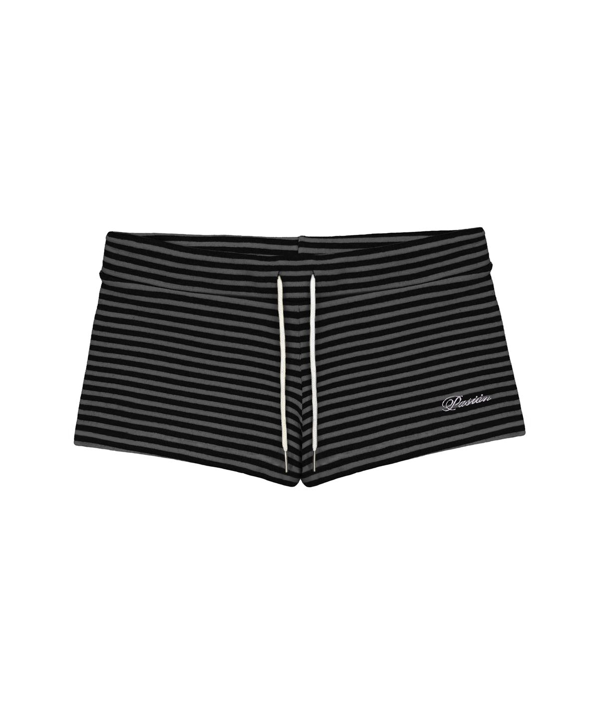 파시온(PASION) 마고 마이크로 팬츠_블랙 & 그레이 Margo Micro Pants_Black & Gray
