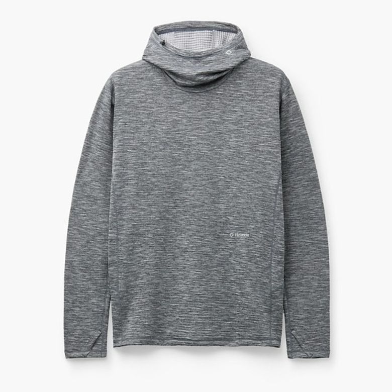 ZERO 액티브 그리드 후디_Charcoal Gray