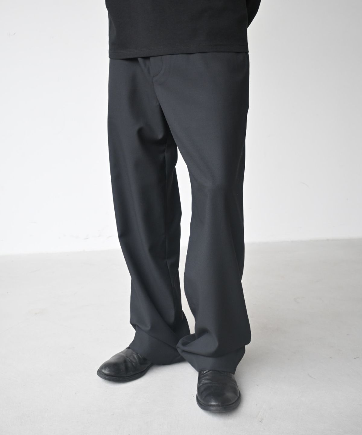 하프시코드(HARPSICHORD) handy trousers (black)