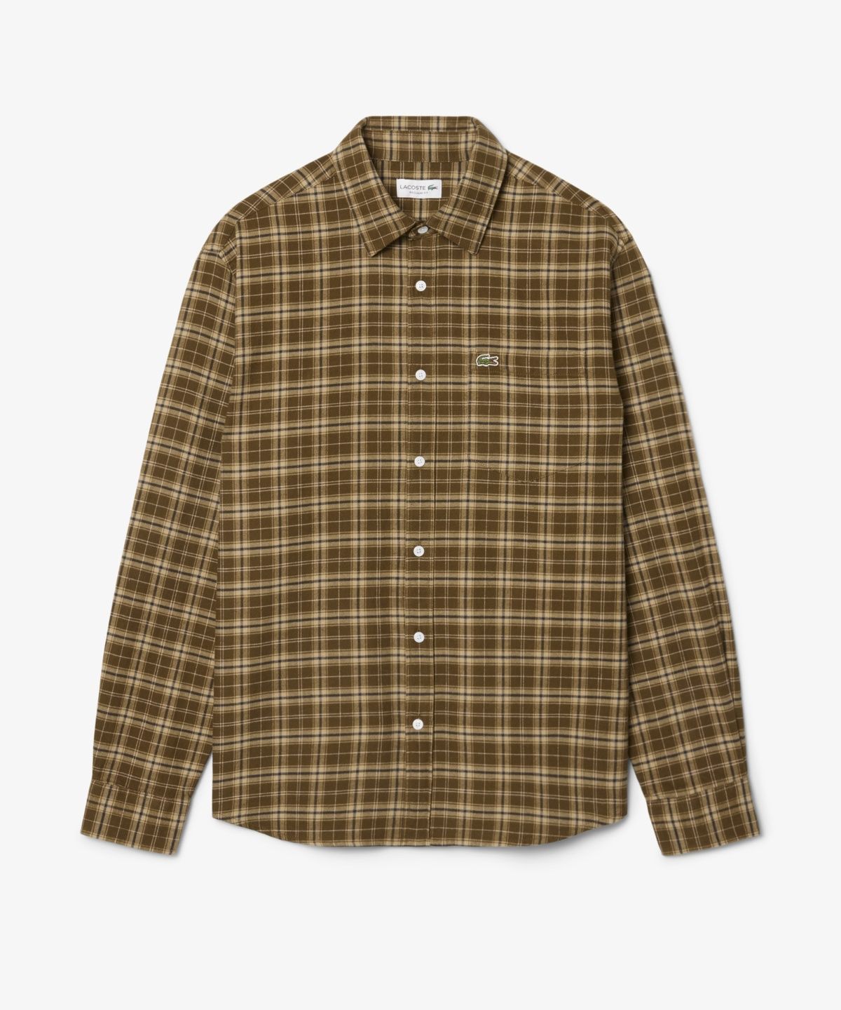 라코스테(LACOSTE) 남성 플란넬 멀티 체크 셔츠 CH3798-56N T2S