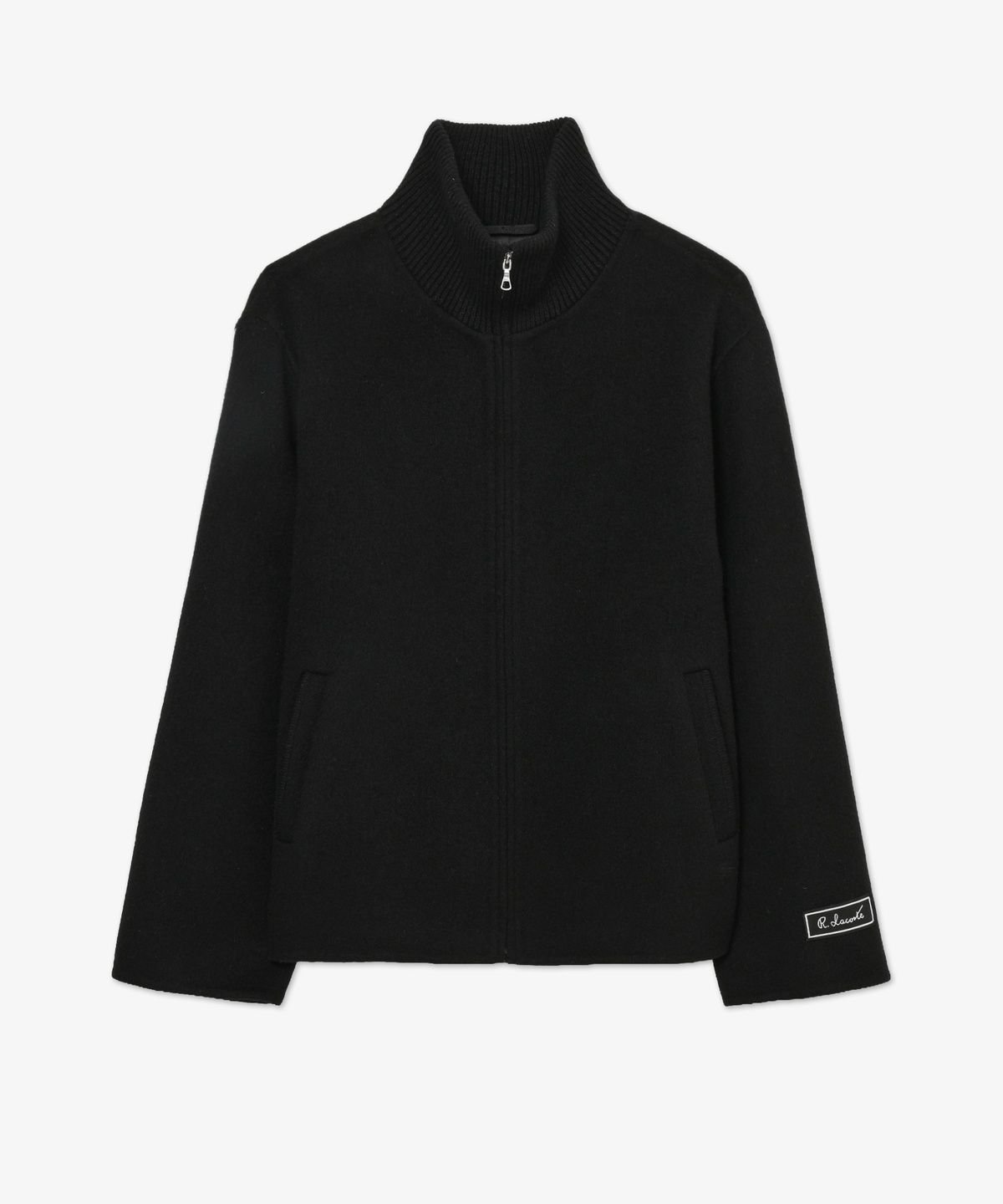 라코스테(LACOSTE) 여성 하이넥 니트 숏 핸드메이드 코트 BF601E-56N 031