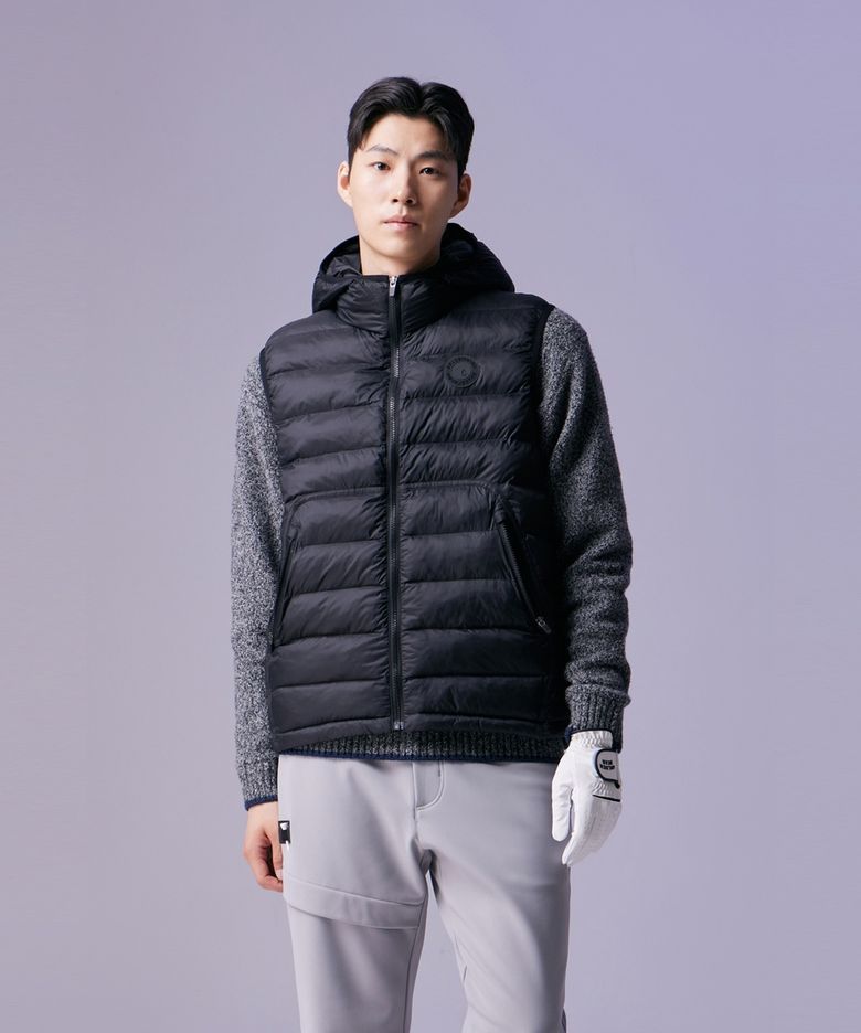 (남성) Light-weight Padded Hood Vest G4VAW26501BKX