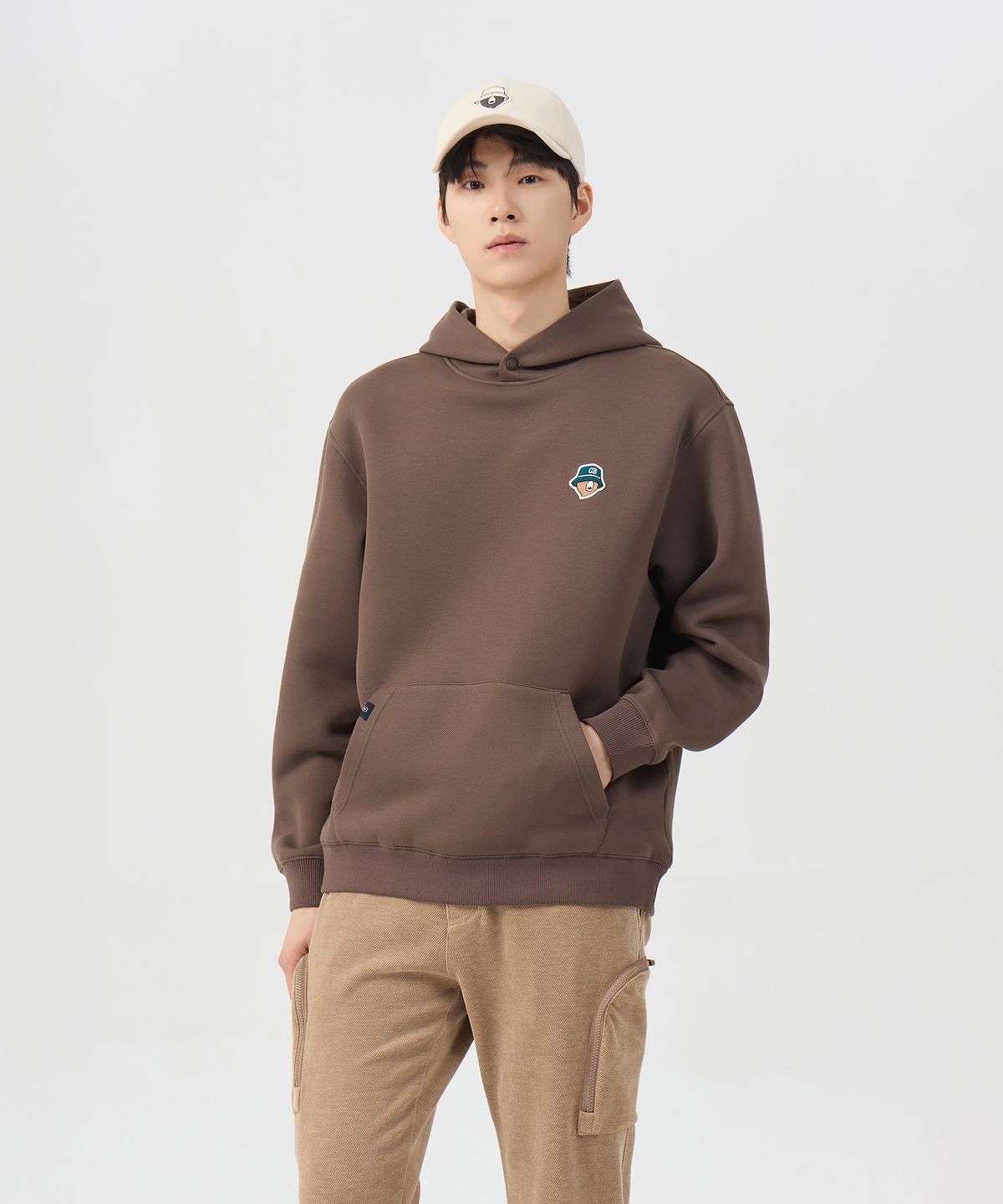 골든베어(GOLDEN BEAR) (공용) Printed Back Hoody G4TAW26202BRX