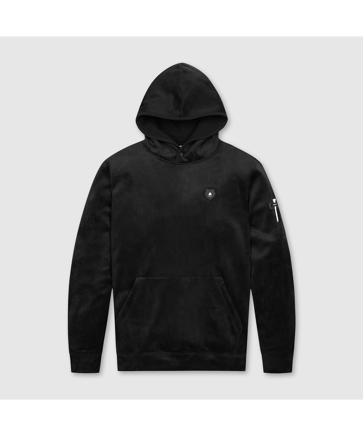 골든베어(GOLDEN BEAR) (남성) Jersey Corduroy Hood Pullover G4TAW26205BKX