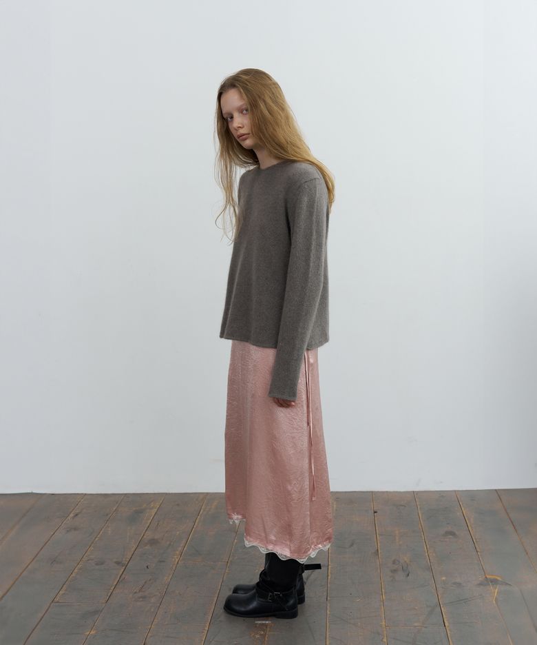 Rowe raccoon knit - oat grey