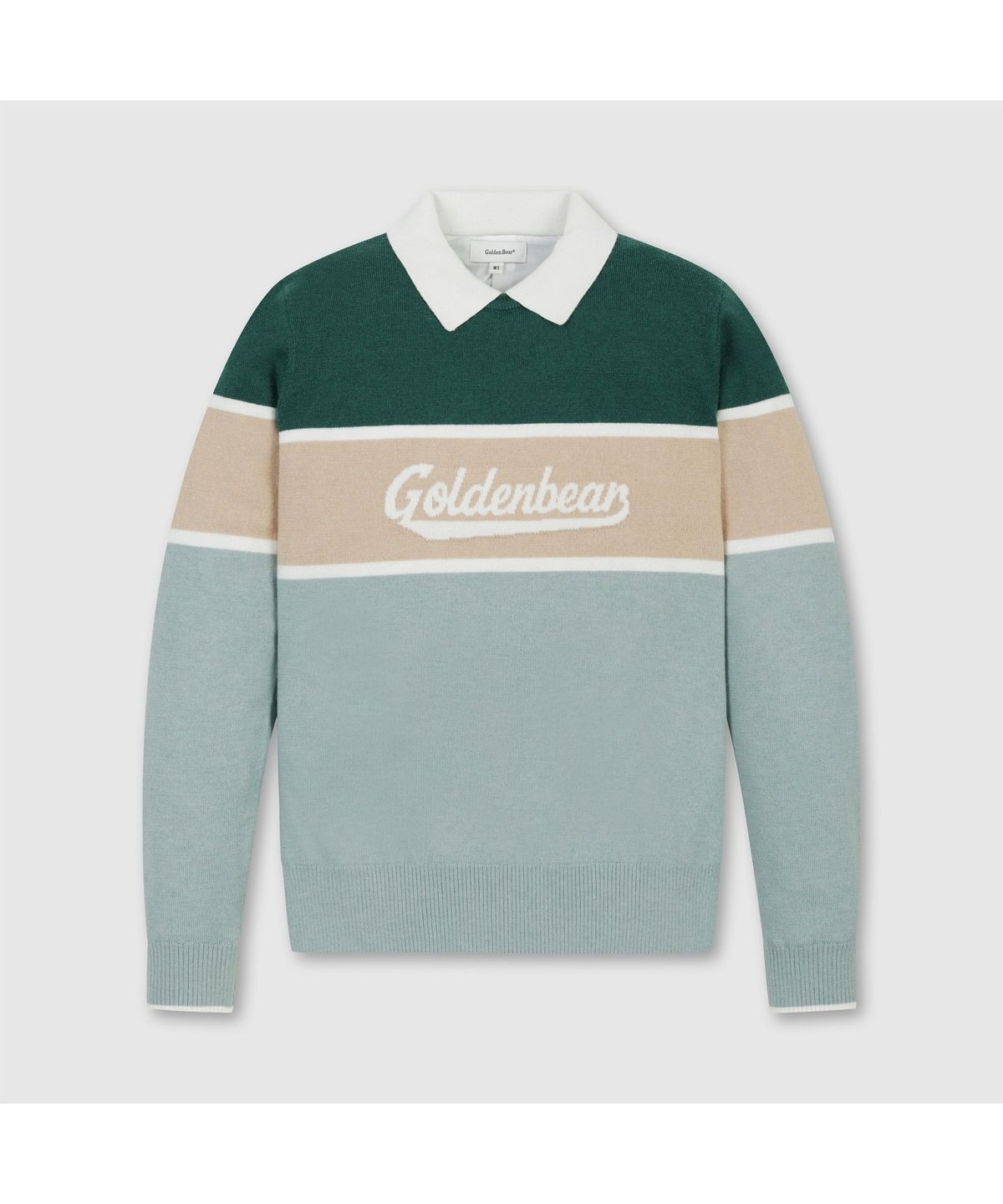골든베어(GOLDEN BEAR) (여성) Border Stripe Collar Sweater G5WAW26201MIX