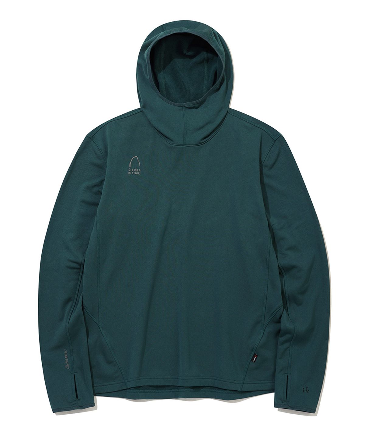 시에라디자인(SIERRA DESIGNS) 맨던홀 폴라텍 파워그리드 후디(슬림핏) DEEP BLUE GREEN