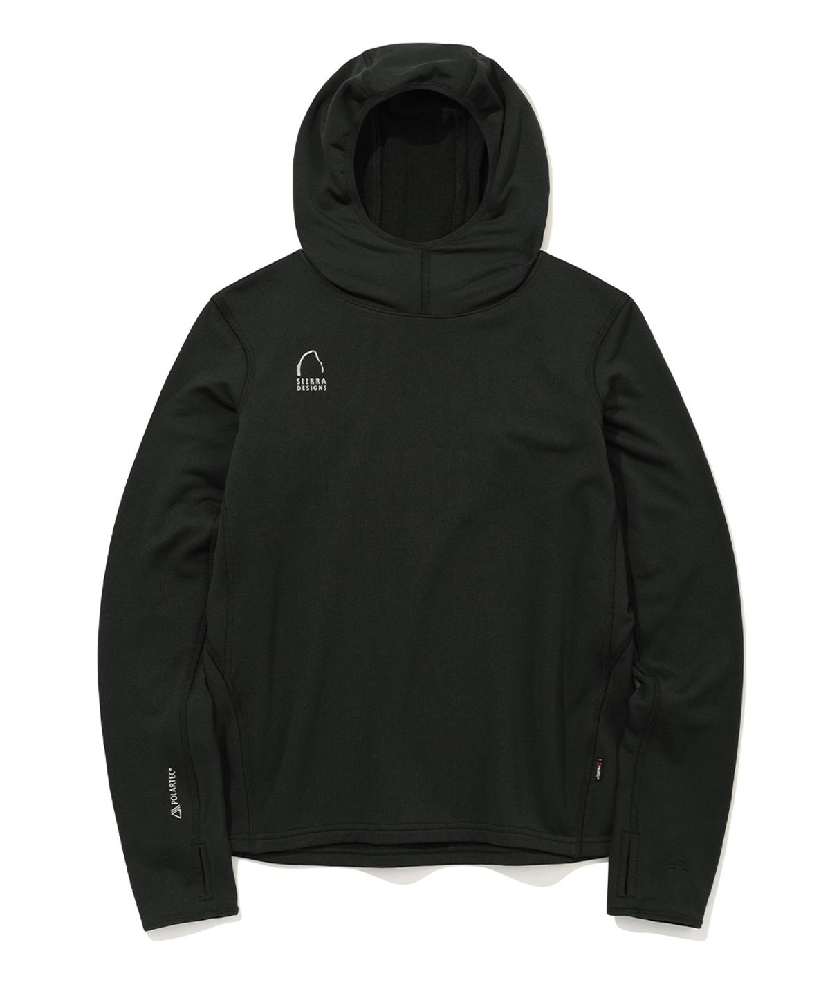시에라디자인(SIERRA DESIGNS) W) 맨던홀 폴라텍 파워그리드 후디 (슬림핏) BLACK