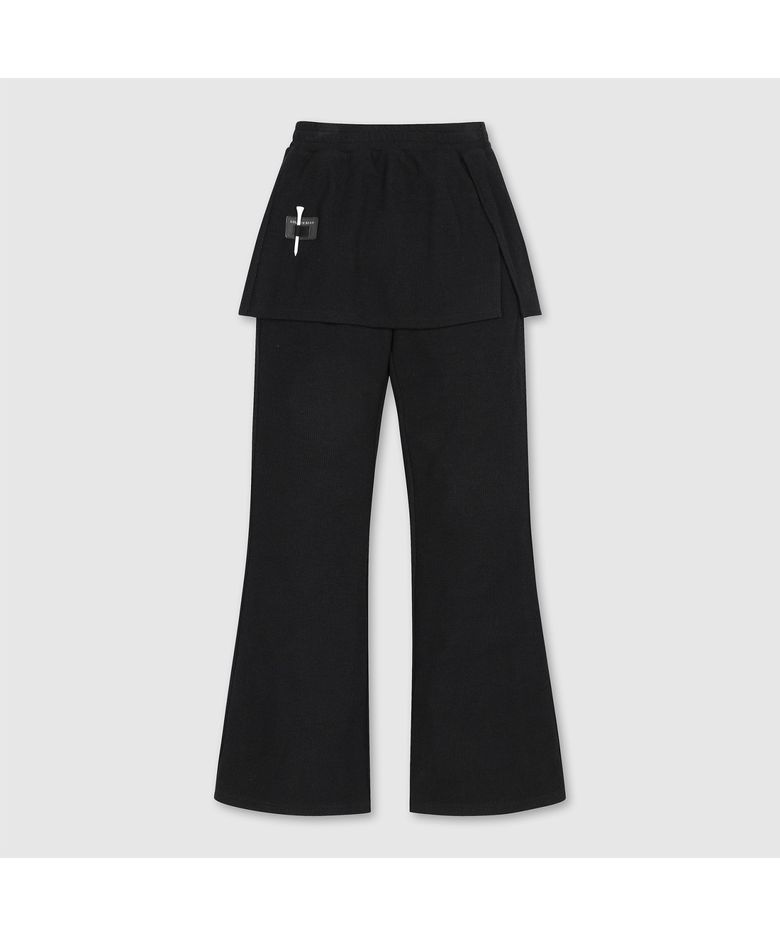 (여성) Wrapped Skirt Jersey Pants (SET UP) G5PAW26204BKX